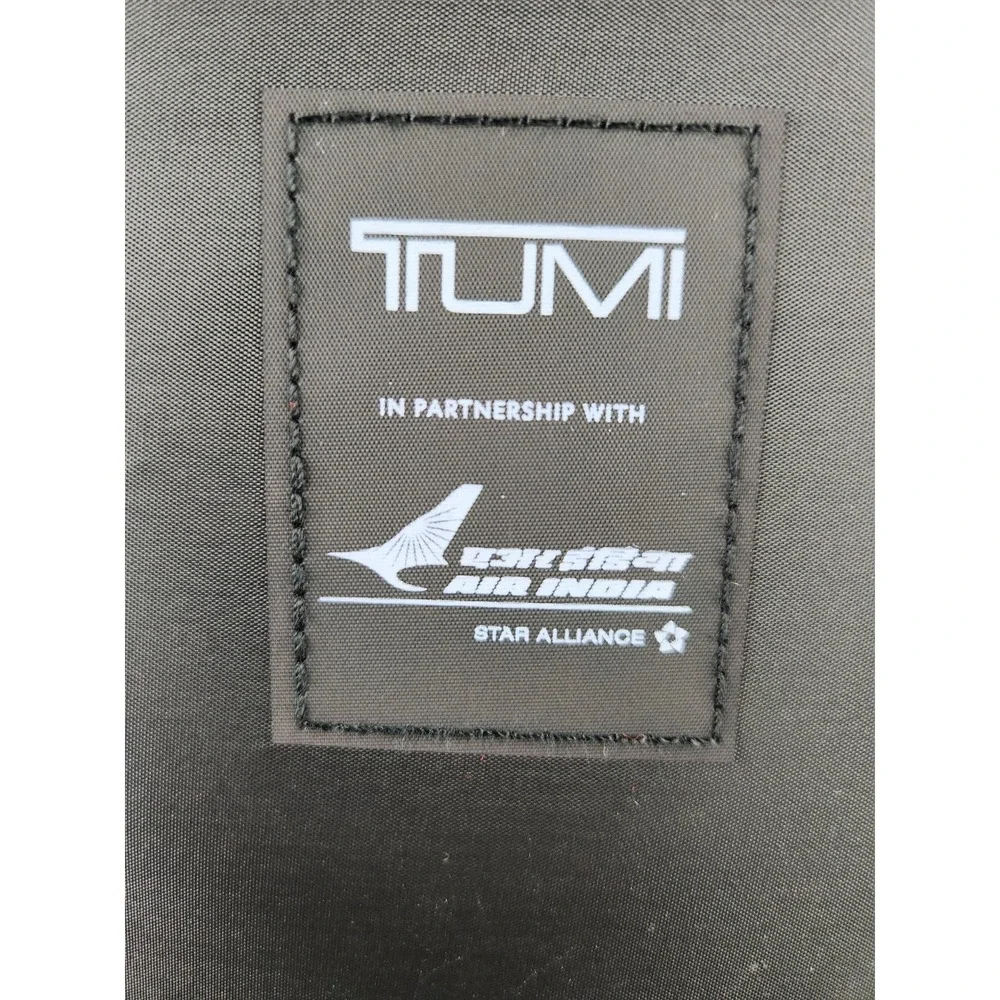 TUMI Air India Airline Zip Toiletry Amenity Case Business First Class Travel Bag